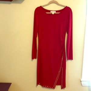 Never worn Michael Kors red dress